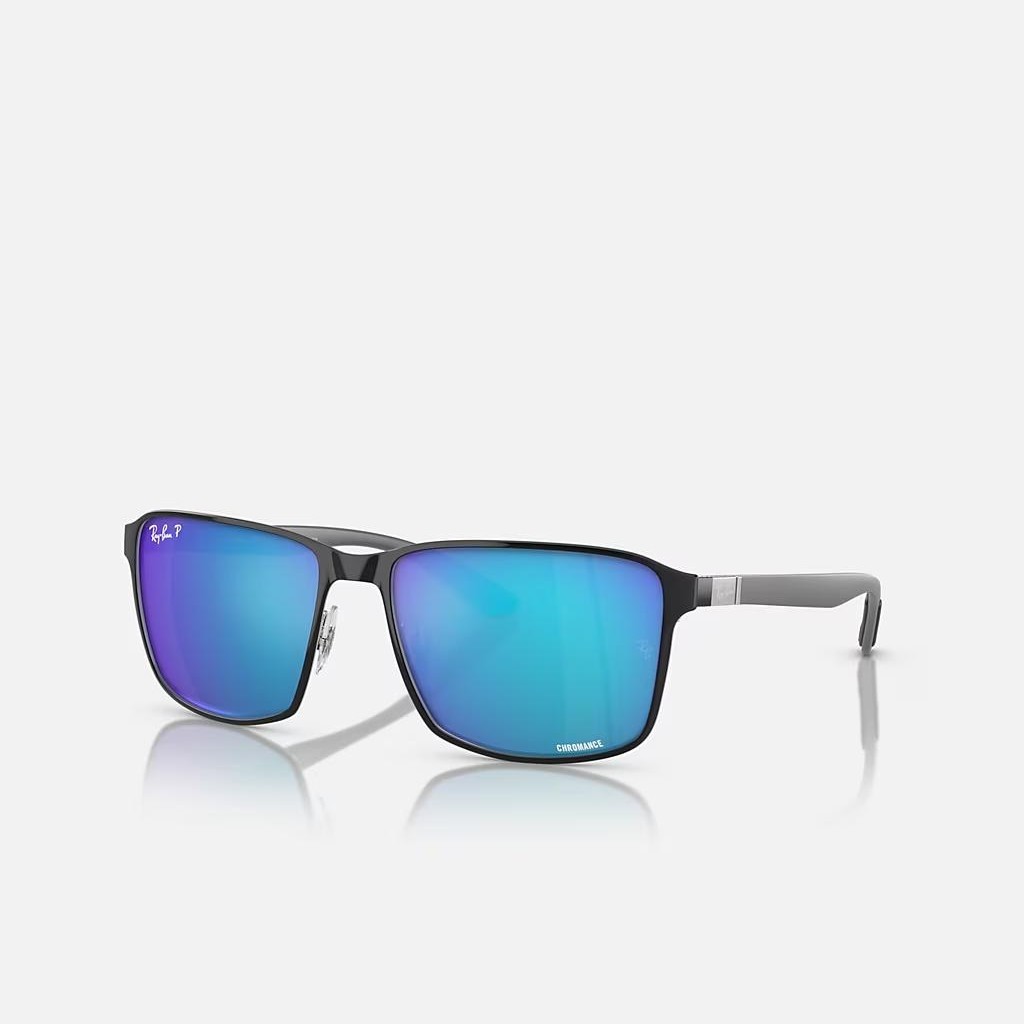 Kính Ray-Ban Rb3721Ch Chromance Bạc Xanh Dương