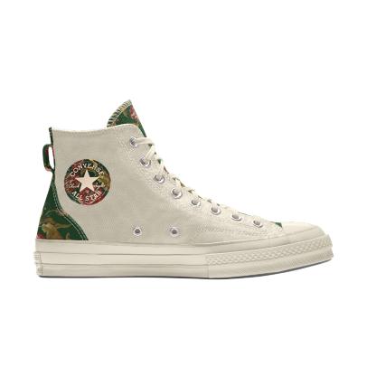 Giày Converse Custom Chuck 70 Vintage Canvas By You Cổ Cao Nam Trắng Hoa