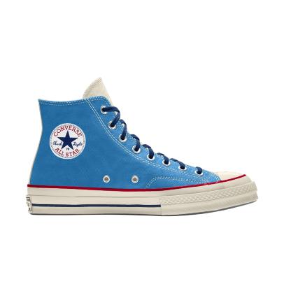 Giày Converse Custom Chuck 70 Vintage Canvas By You Cổ Cao Nam Xanh Dương Trắng