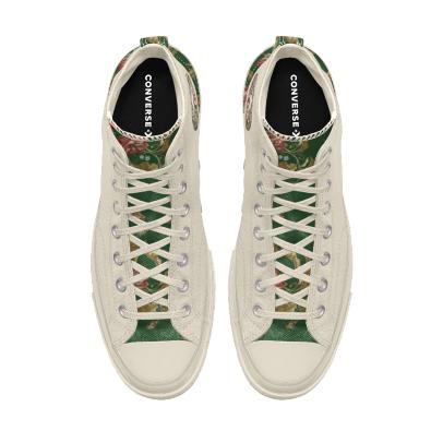 Giày Converse Custom Chuck 70 Vintage Canvas By You Cổ Cao Nam Trắng Hoa