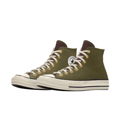 Giày Converse Custom Chuck 70 Vintage Canvas By You Cổ Cao Nam Nâu Đậm