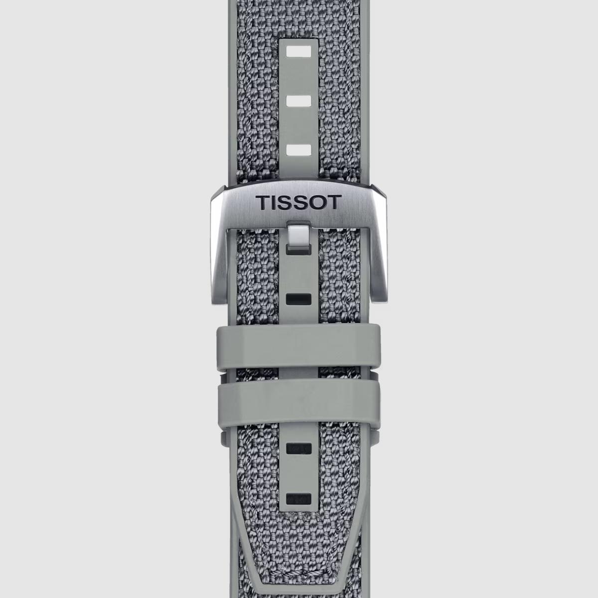 Đồng Hồ Tissot Seastar 1000 Chronograph Nam Đen Cam