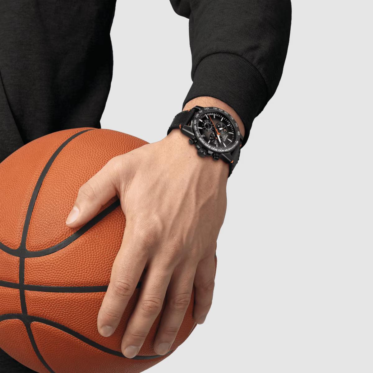 Đồng Hồ Tissot Supersport Chrono Basketball Edition Nam Đen