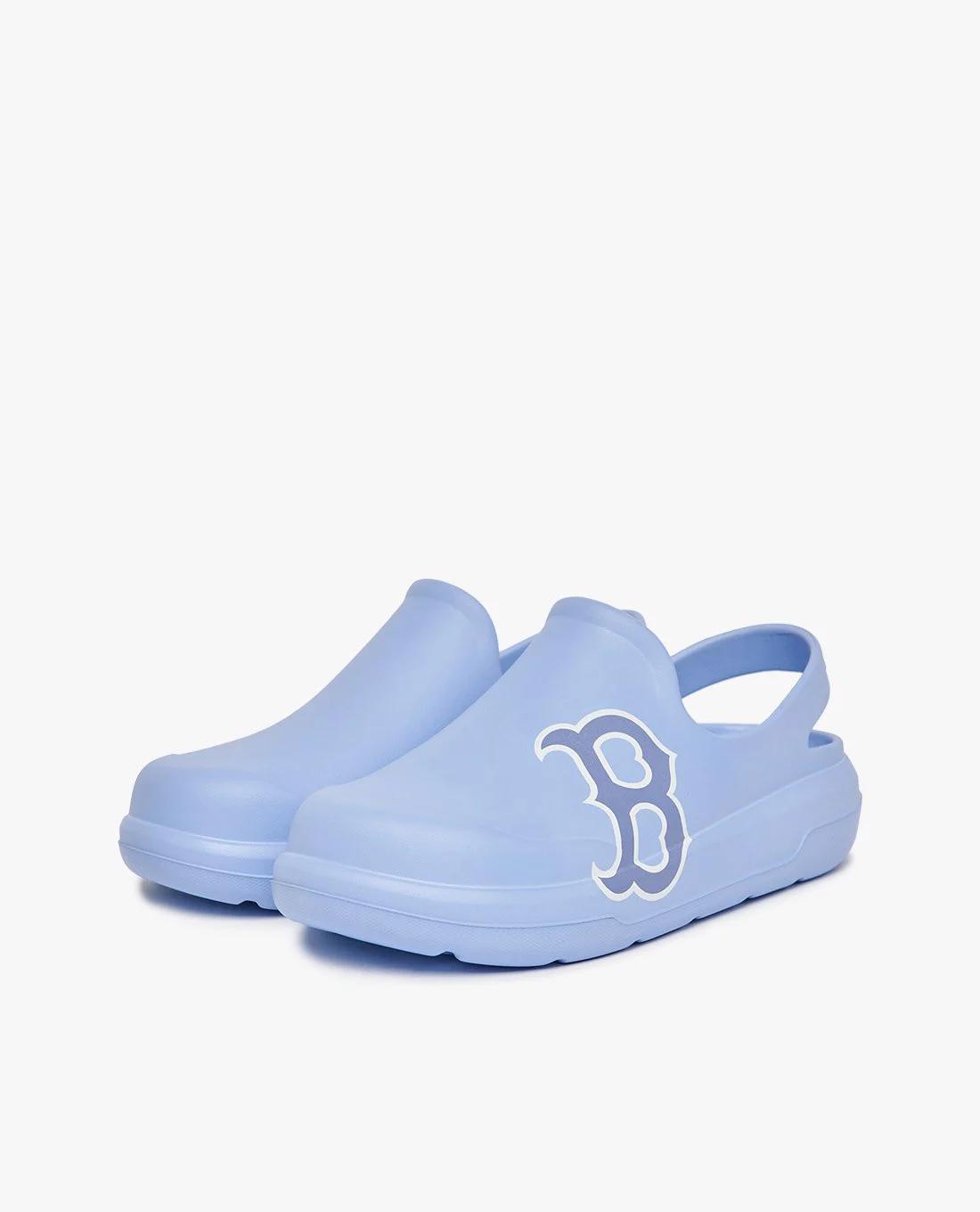 Giày clog unisex mũi tròn Chunky Bouncer Xanh