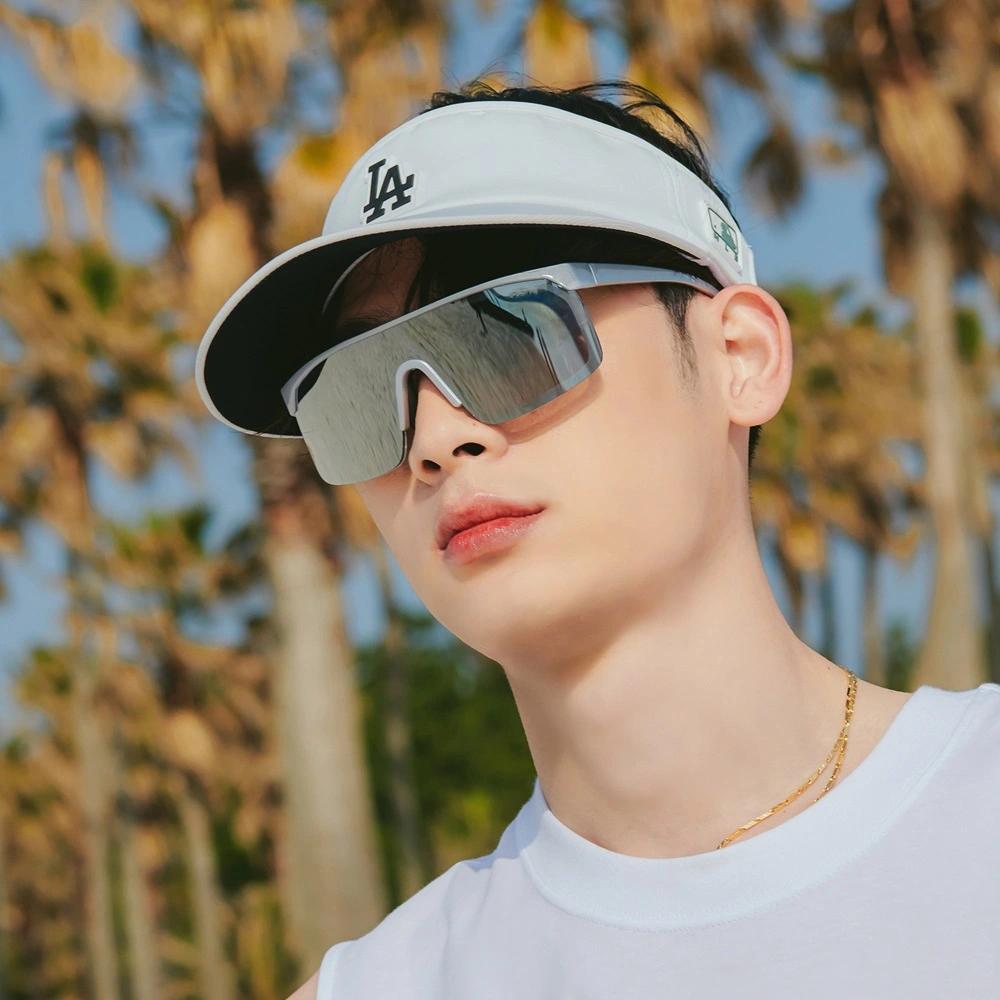 Nón MLB Athleisure Sun Cap LA Dodgers Trắng Phối