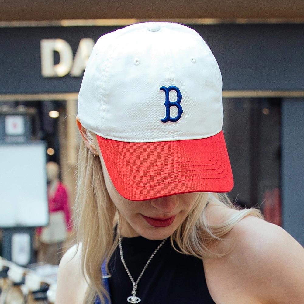 Nón MLB Basic Coloration Ball Cap Boston Red Sox Đỏ Tươi