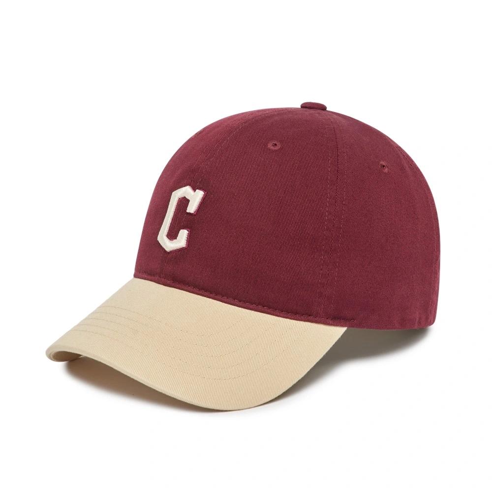 Nón MLB Basic Coloration Ball Cap Cleveland Guardians Đỏ