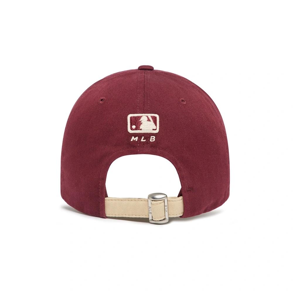 Nón MLB Basic Coloration Ball Cap Cleveland Guardians Đỏ