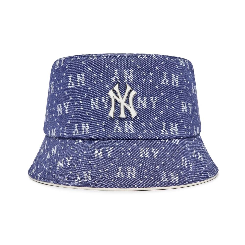 Nón MLB Denim Dia Monogram Bucket Hat New York Yankees anh Chữ