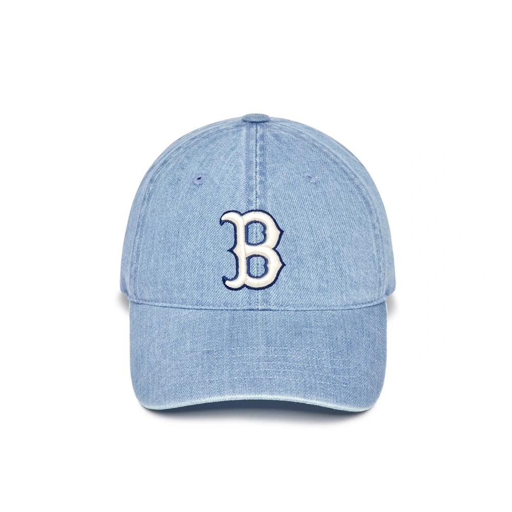 Nón MLB Denim Unstructured Ball Cap Boston Red Sox L.Sky Nhạt