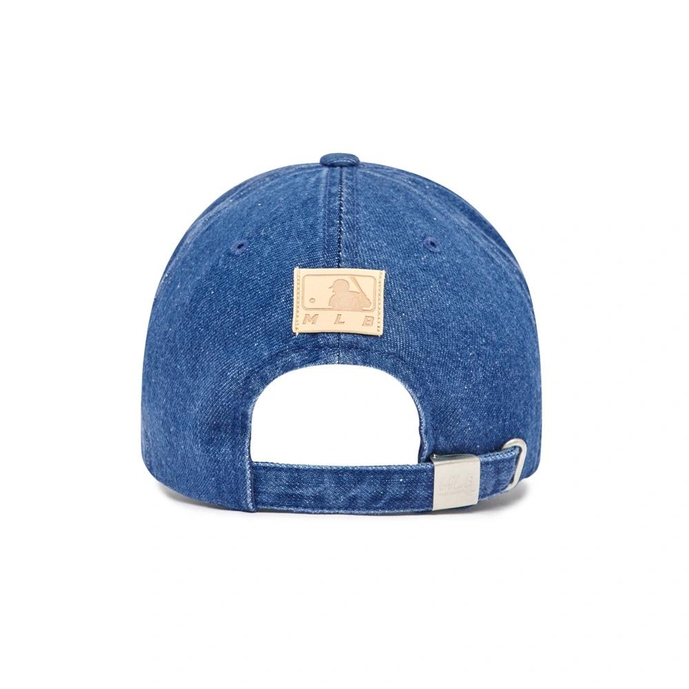 Nón MLB Denim Unstructured Ball Cap New York Yankees Indigo Đậm 