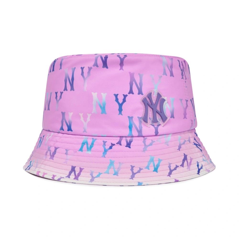 Nón MLB Gradient Monogram Bucket Hat New York Yankees Violet Phối