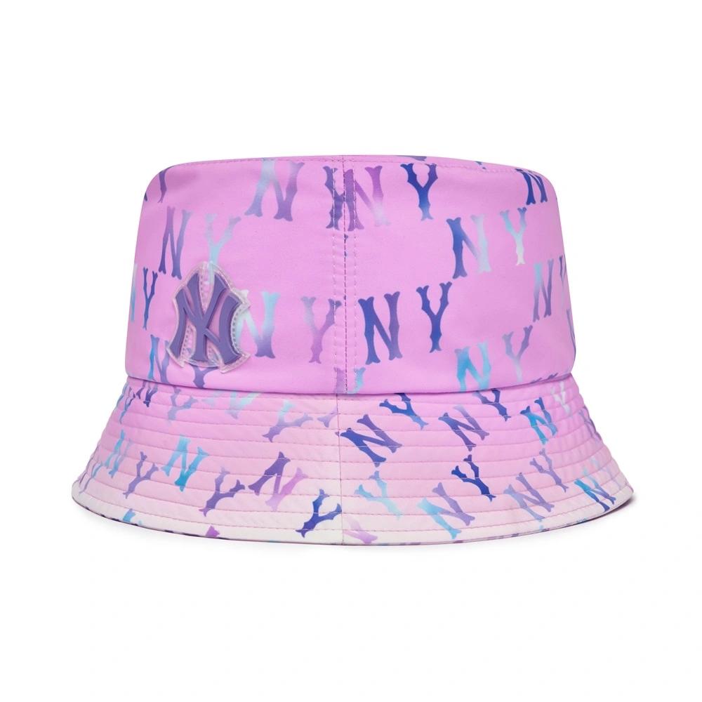 Nón MLB Gradient Monogram Bucket Hat New York Yankees Violet Phối