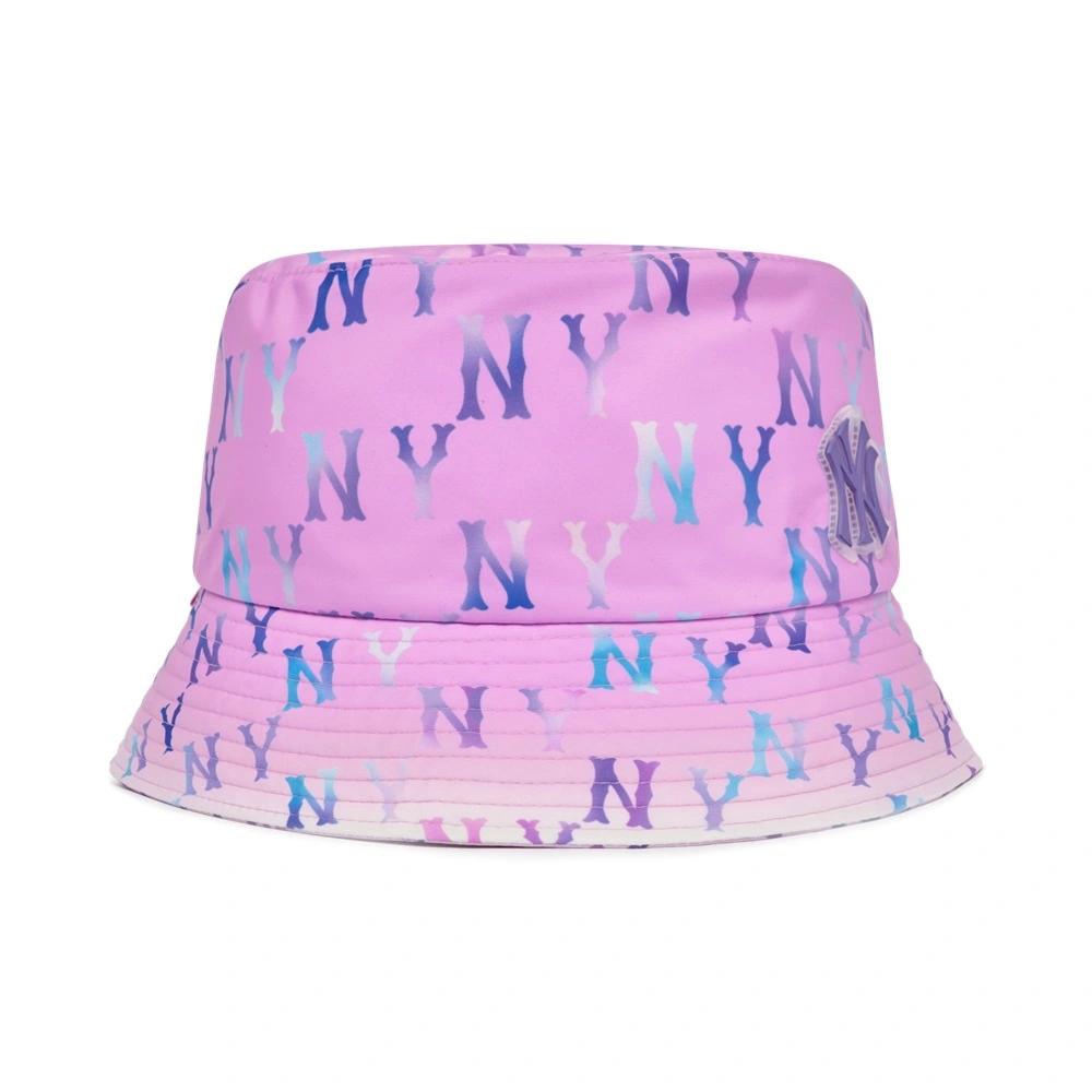 Nón MLB Gradient Monogram Bucket Hat New York Yankees Violet Phối