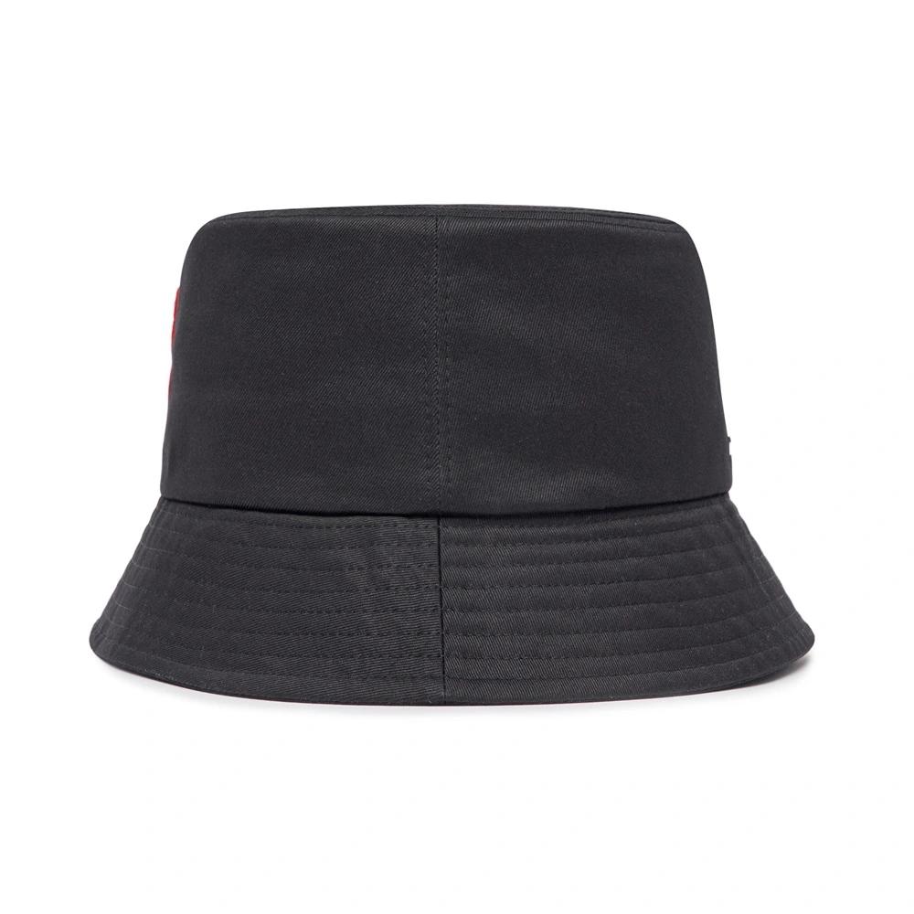 Nón MLB Heart Bucket Hat Boston Red Sox Đen Chữ Đỏ