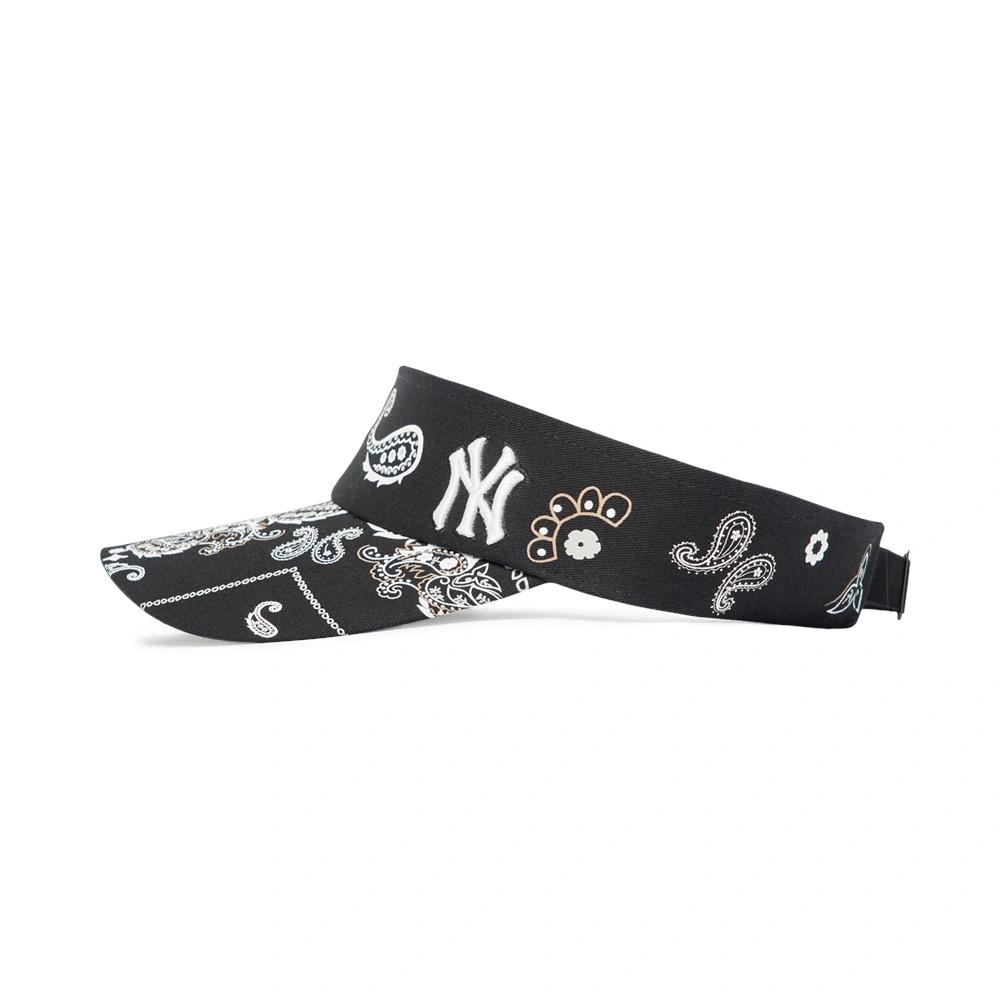 Mũ Mlb Korea Paisley Sun Cap New York Yankees Nam Nữ Đen