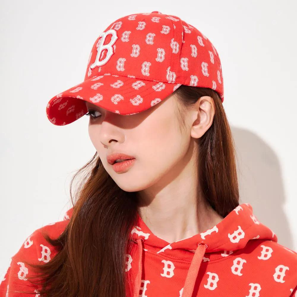 Nón MLB Monogram Classic Ball-Cap Boston Red Sox L.Red Tươi