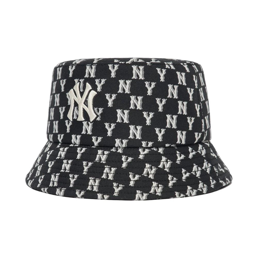 Nón MLB Monogram Classic Bucket Hat New York Yankees Đen