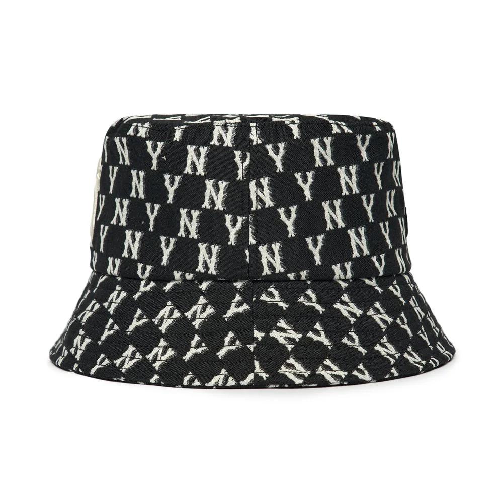 Nón MLB Monogram Classic Bucket Hat New York Yankees Đen