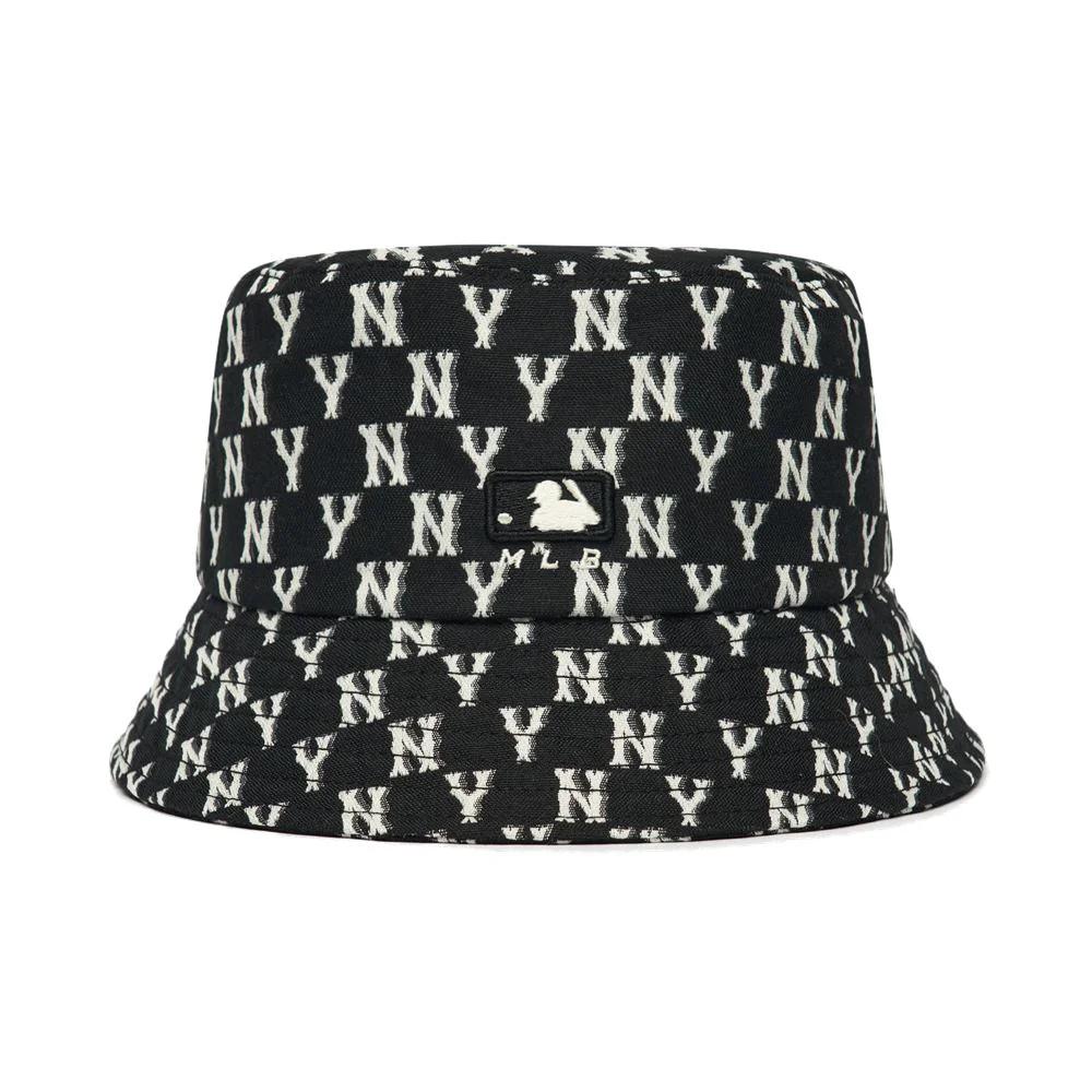 Nón MLB Monogram Classic Bucket Hat New York Yankees Đen