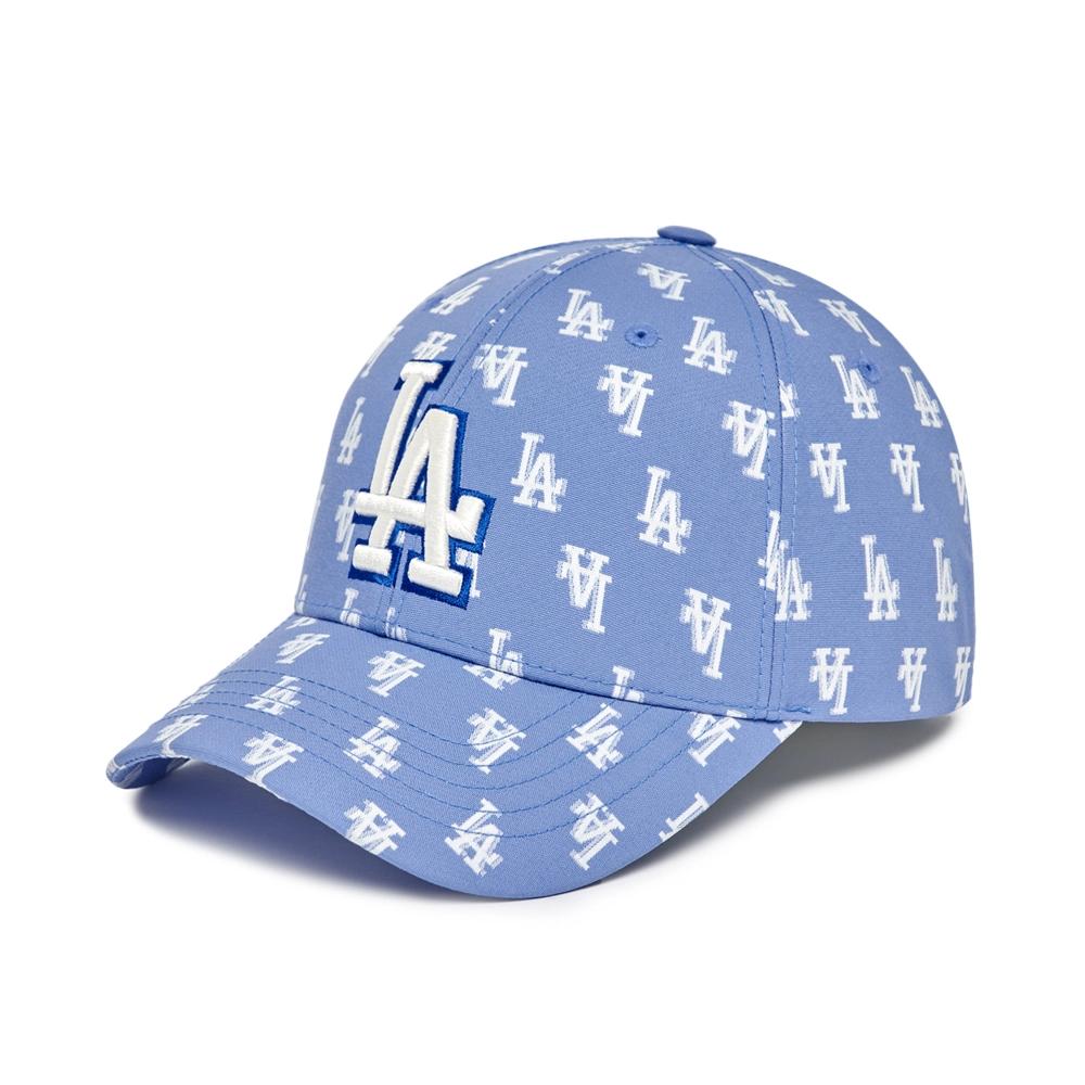 Nón MLB Monogram Classic Structure Ball Cap LA Dodgers L.Cobalt Blue Nhạt 