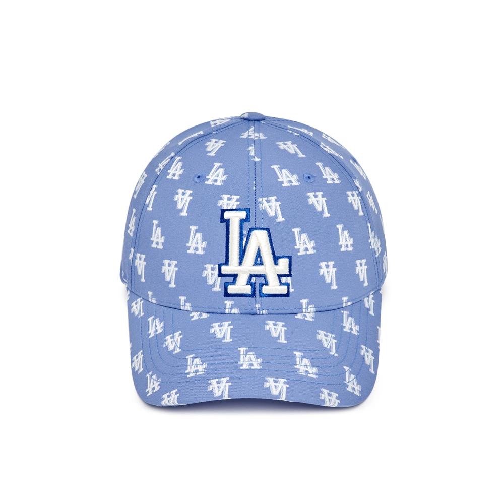 Nón MLB Monogram Classic Structure Ball Cap LA Dodgers L.Cobalt Blue Nhạt 