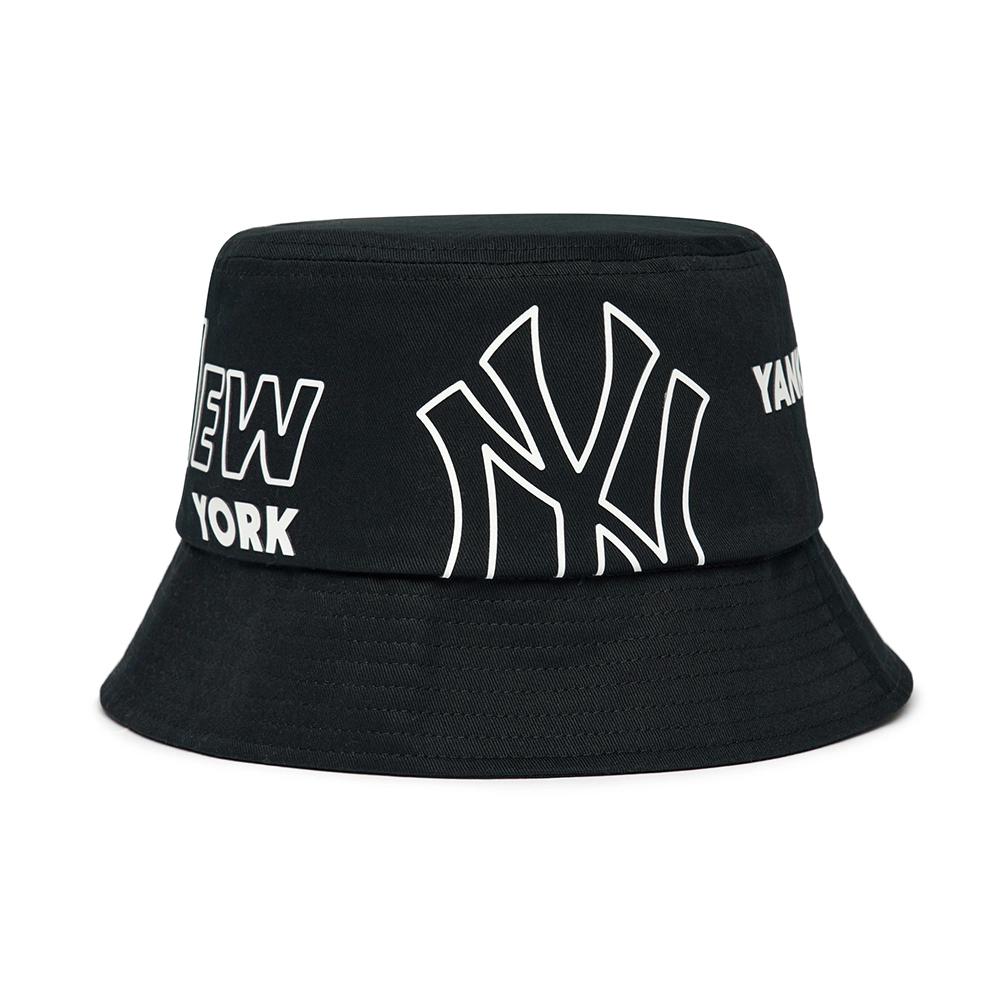 Nón MLB Surround Bucket Hat New York Yankees Đen Kiểu