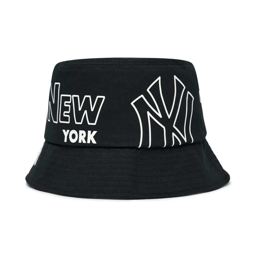 Nón MLB Surround Bucket Hat New York Yankees Đen Kiểu