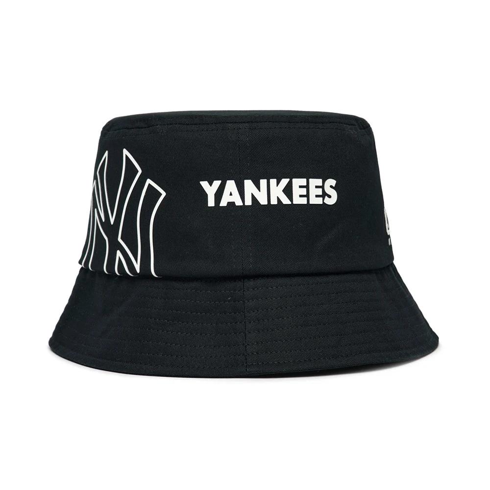 Nón MLB Surround Bucket Hat New York Yankees Đen Kiểu