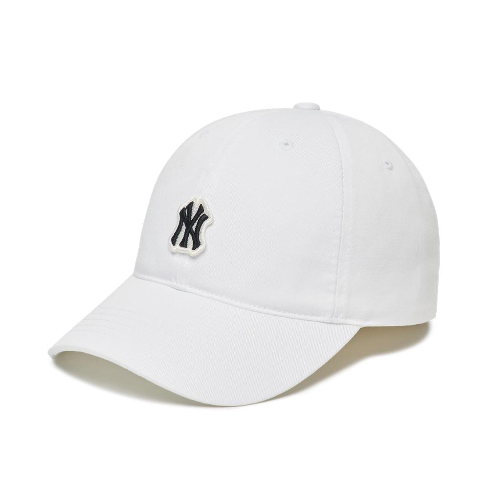 Nón MLB Basic Wappen Ball Cap New York Yankees Trắng