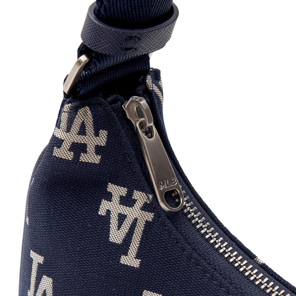 Túi MLB Korea Monogram Jacquard Hobo Bag LA Dodgers Xanh