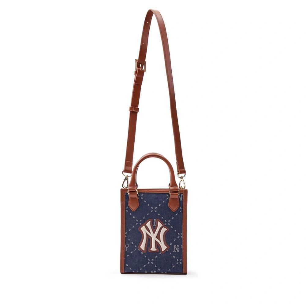 Túi MLB Korea [KIDS] Diamond Monogram Phone Pouch New York Yankees Xanh