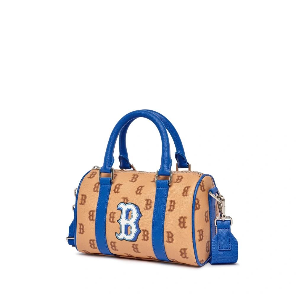 Túi MLB Monotive Coated Canvas Boston Bag S Boston Vàng