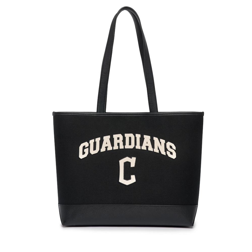 Túi MLB Varsity Basic Canvas Large Shopping Bag Cleveland Guardians Đen