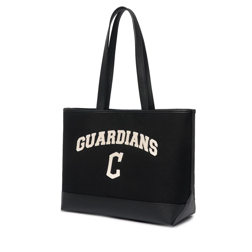 Túi MLB Varsity Basic Canvas Large Shopping Bag Cleveland Guardians Đen