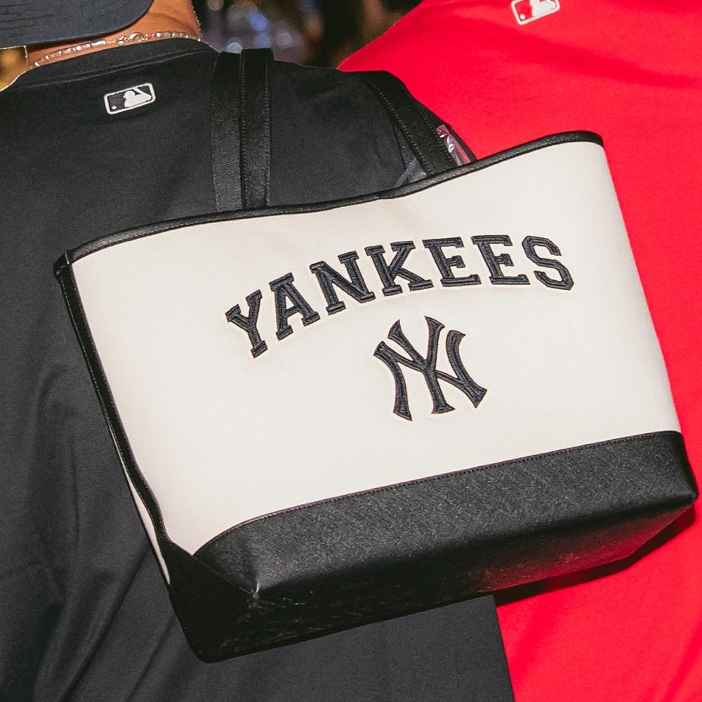 Túi MLB Varsity Basic Canvas Large Shopping Bag New York Yankees Kem