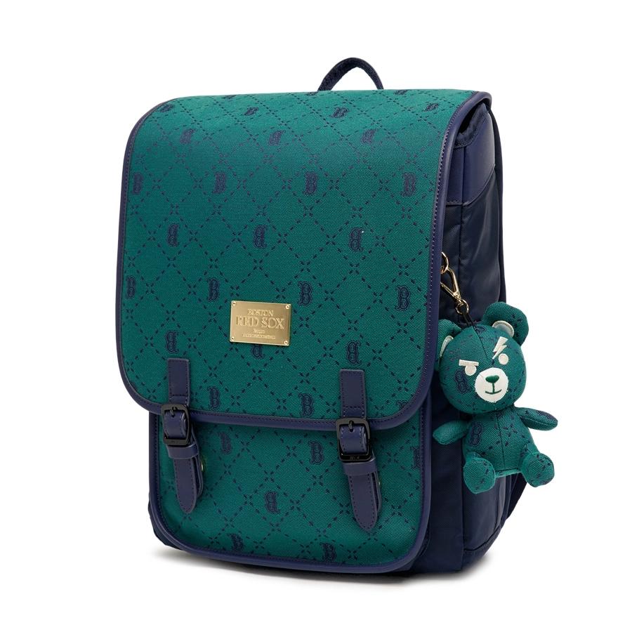 Balo MLB [KIDS] Diamond Monogram Backpack Boston Red Sox Rêu