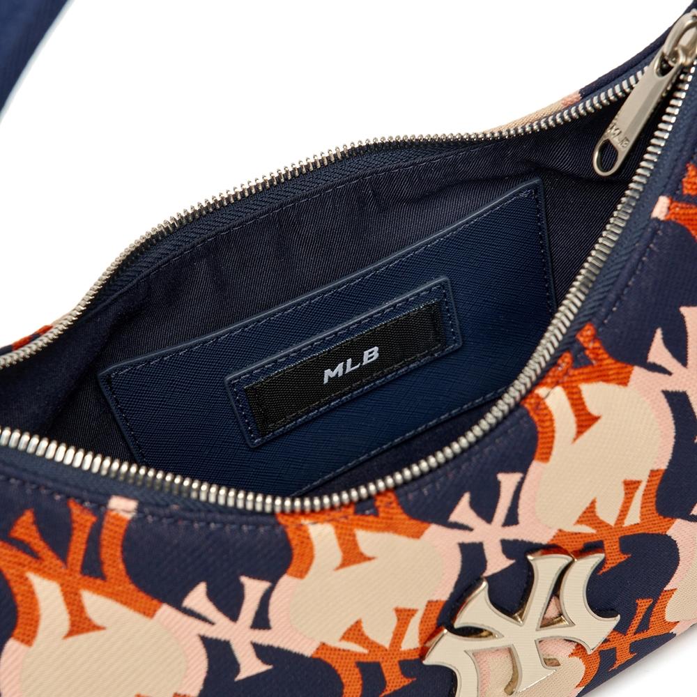 Túi MLB Argyle Monogram Strap Hobo Bag New York Yankees D.Navy Kiểu