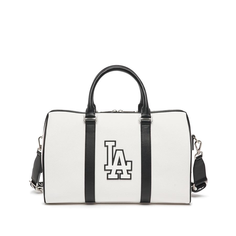 Túi MLB Basic Athleisure Boston Bag M LA Dodgers Off White Trắng