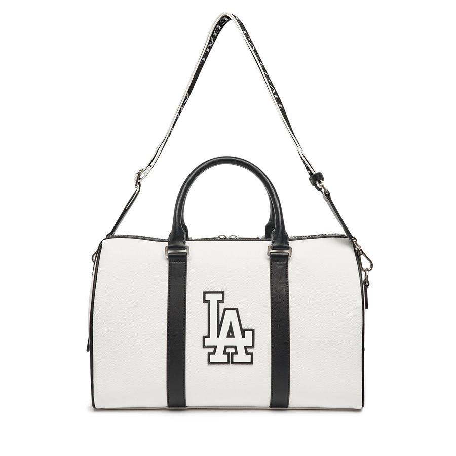 Túi MLB Basic Athleisure Boston Bag M LA Dodgers Off White Trắng