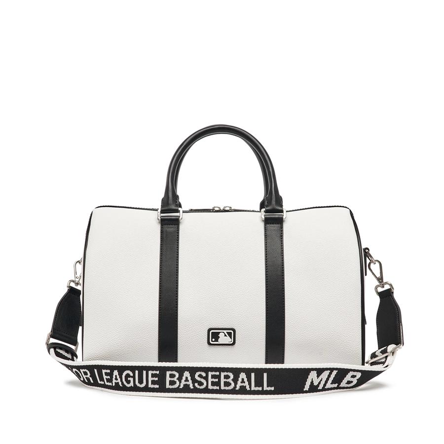 Túi MLB Basic Athleisure Boston Bag M LA Dodgers Off White Trắng