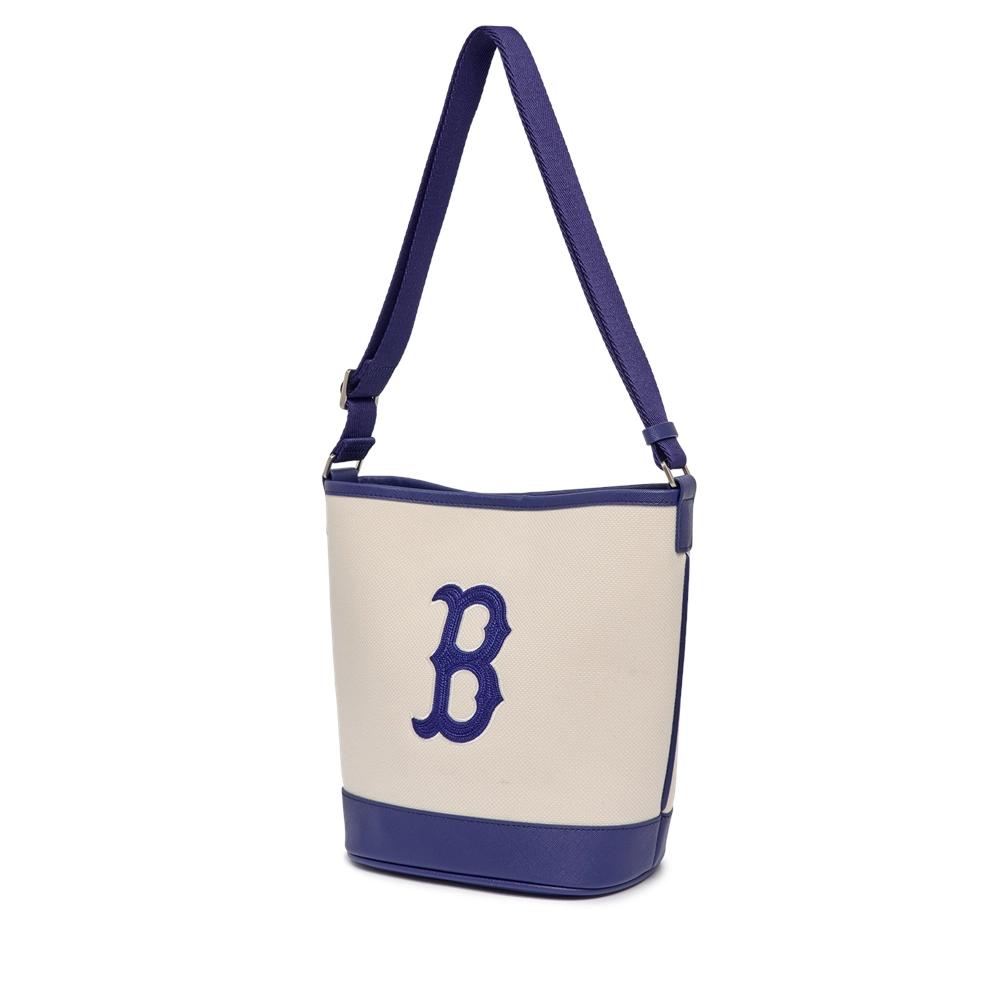 Túi MLB Basic Big Logo Canvas Bucket Bag Boston Red Sox Kem