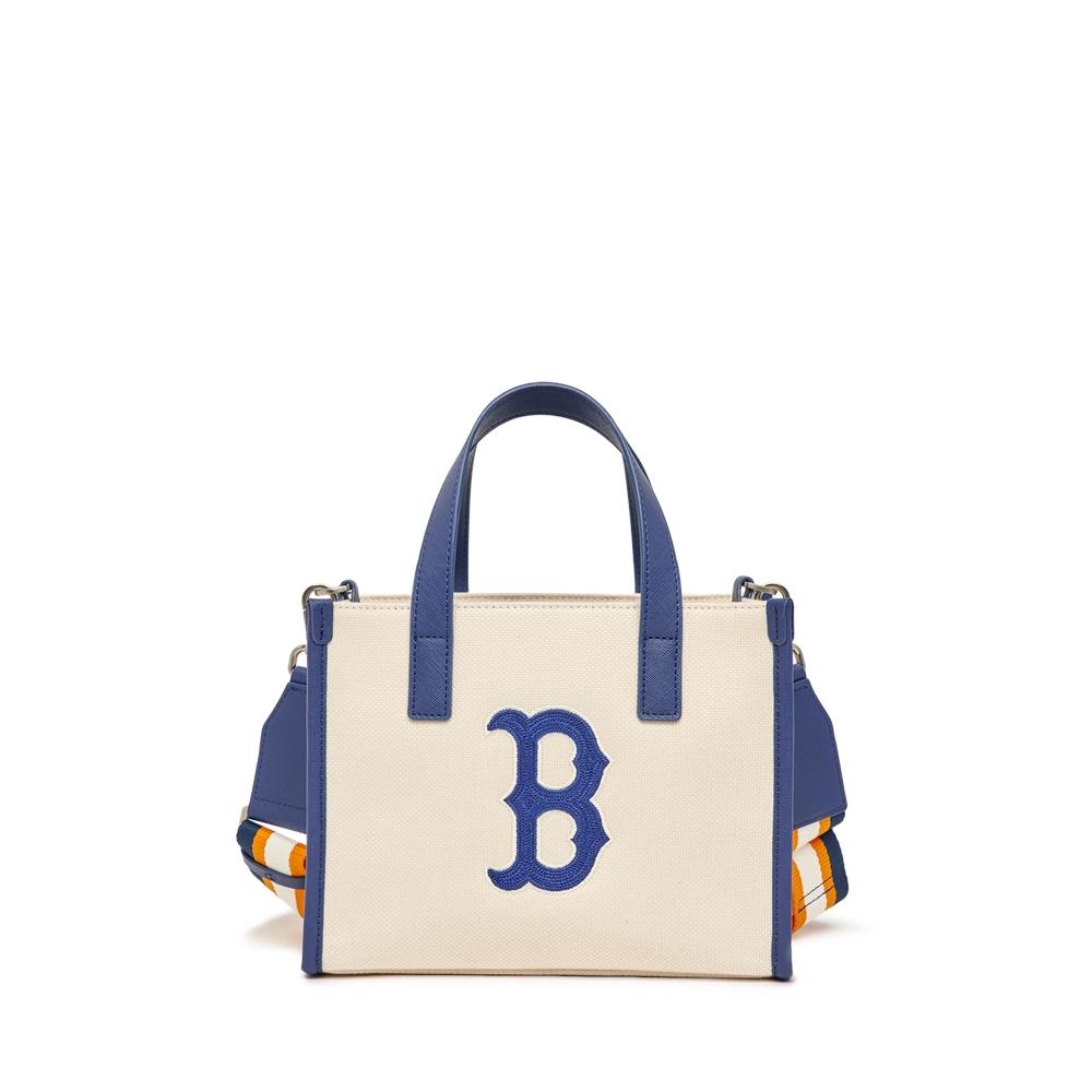 Túi MLB Basic Big Logo Canvas Small Tote Bag Boston Red Sox Kem