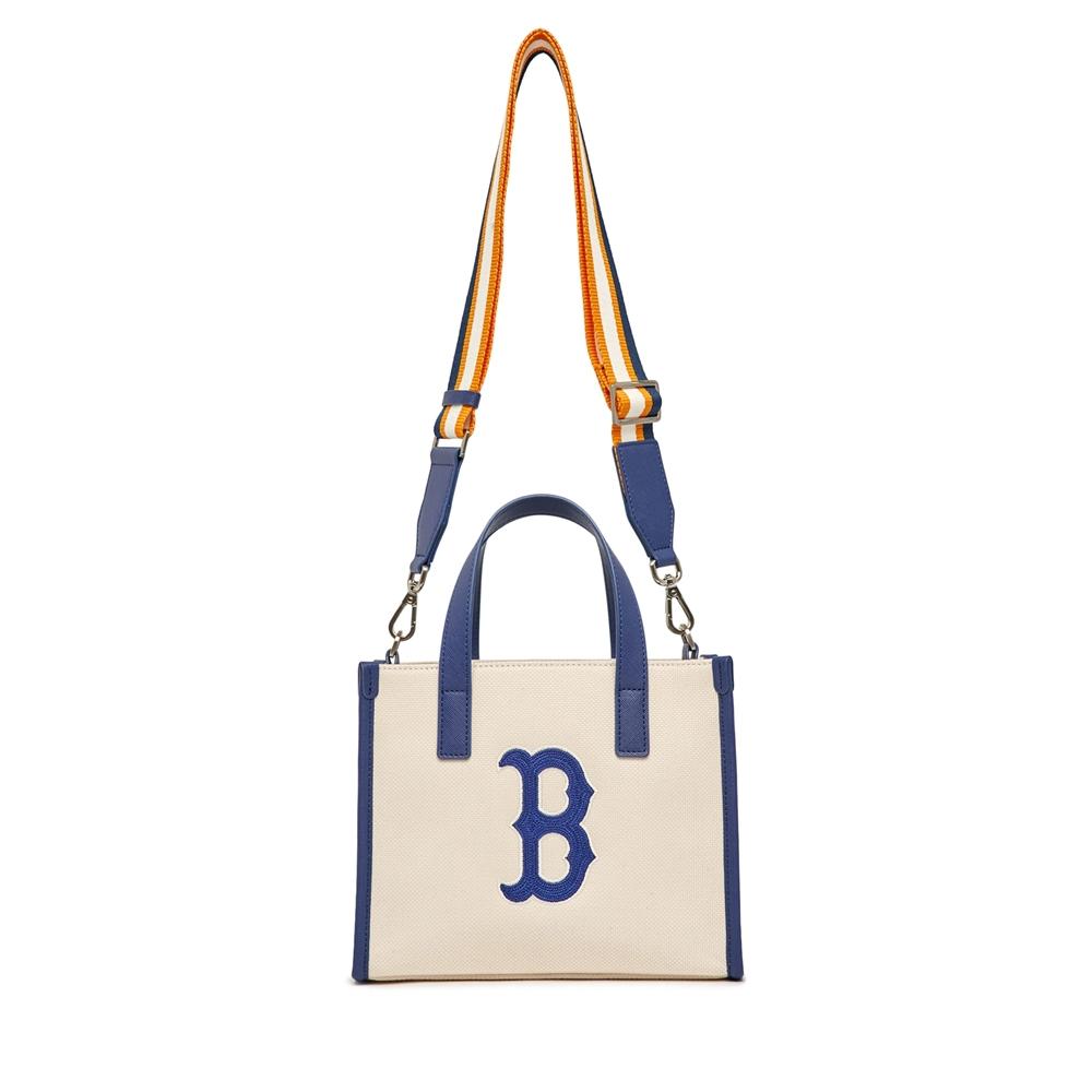 Túi MLB Basic Big Logo Canvas Small Tote Bag Boston Red Sox Kem