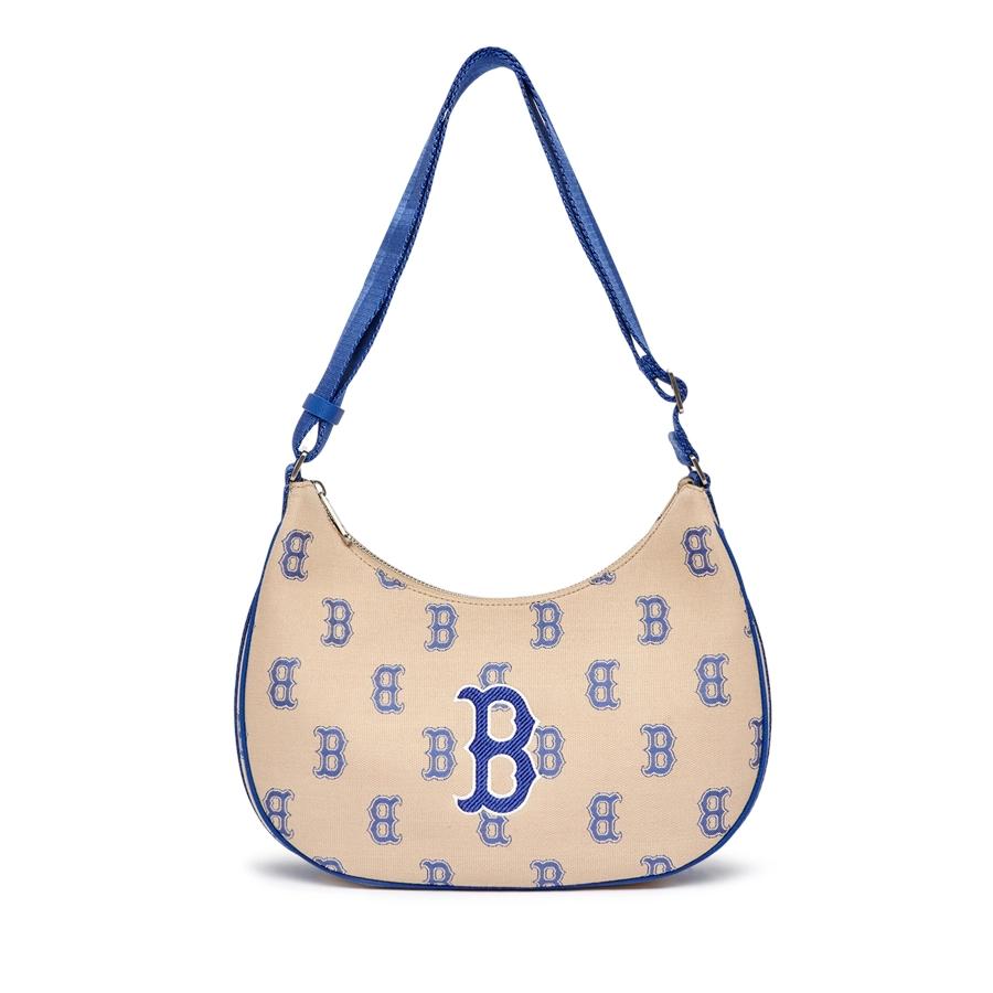 Túi MLB Classic Monogram Jacquard Large Hobo Bag Boston Red Sox Be