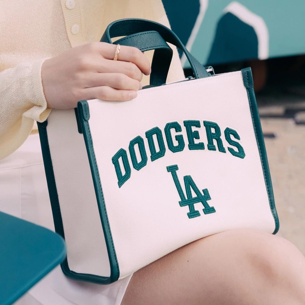 Túi MLB Varsity Basic Canvas Mini Tote Bag LA Dodgers Kem