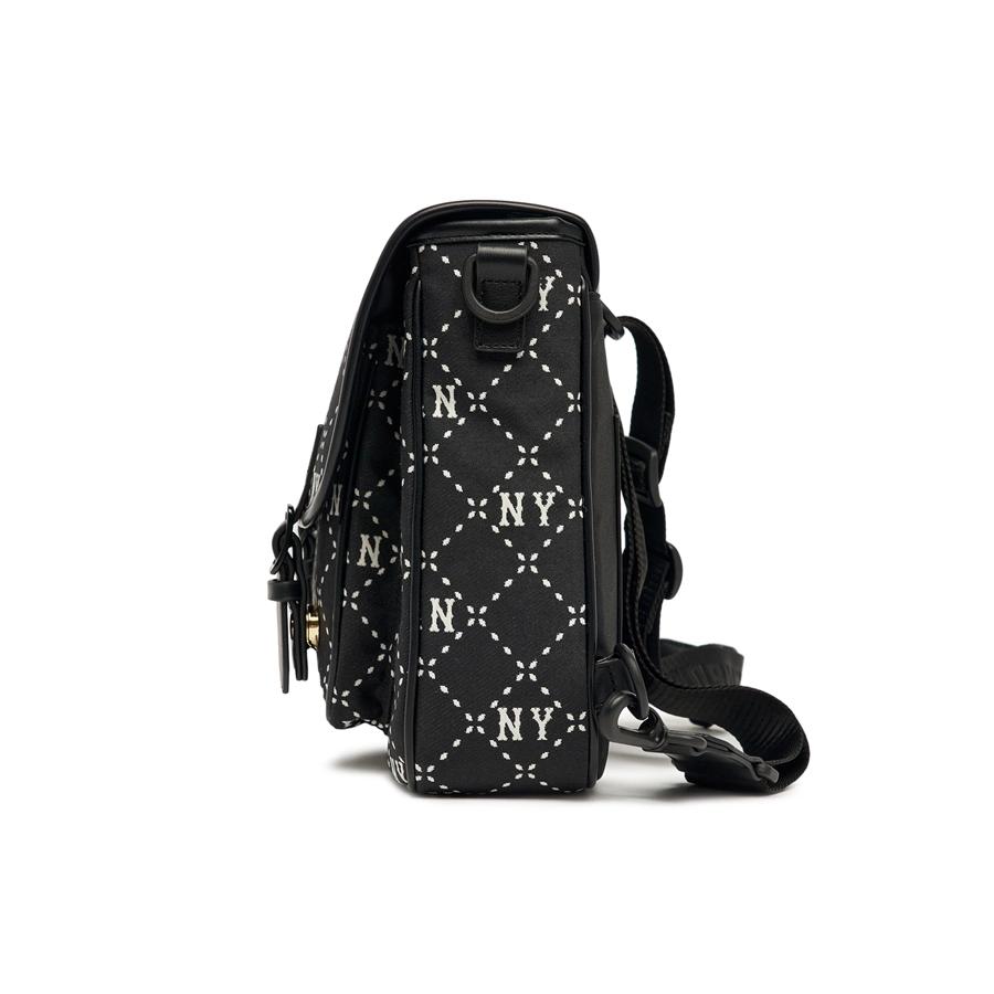 Balo MLB Diamond Monogram Jacquard Academy Bag New York Yankees Đen