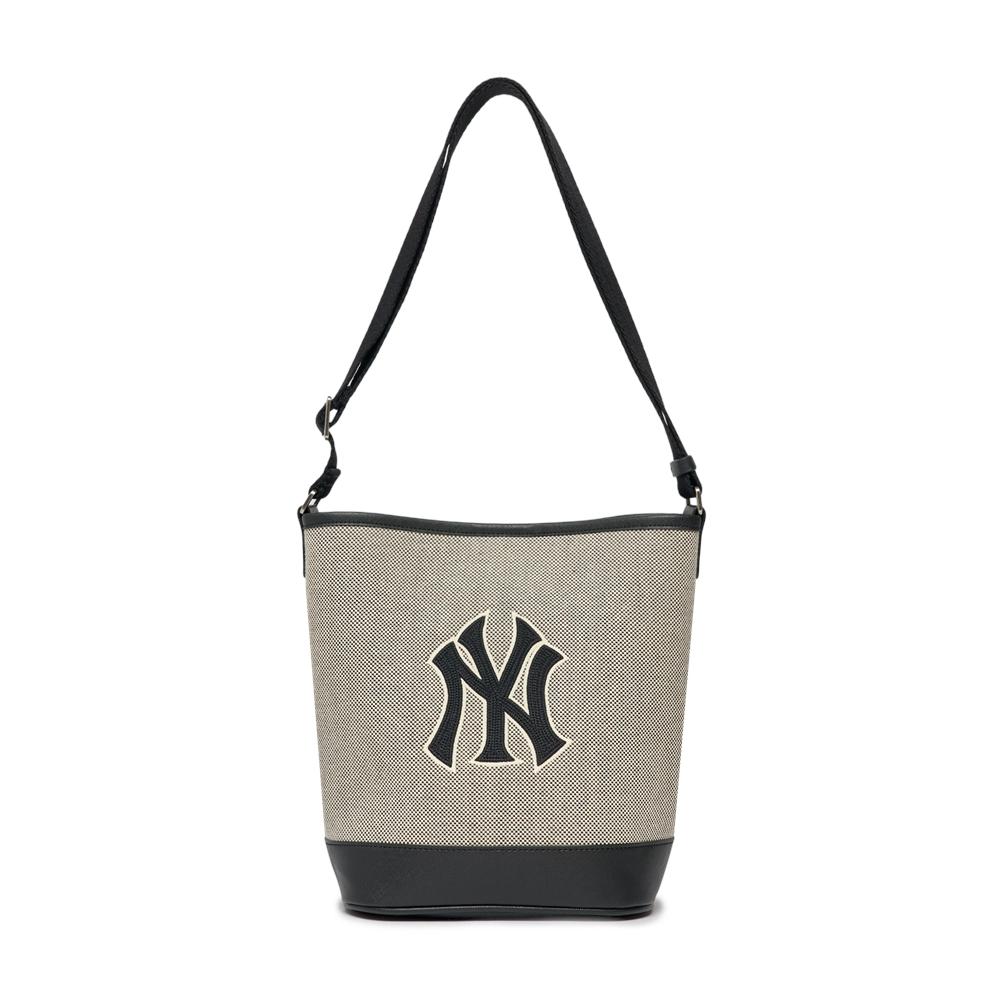 Túi MLB Basic Logo Canvas Bucket Bag New York Yankees Đen