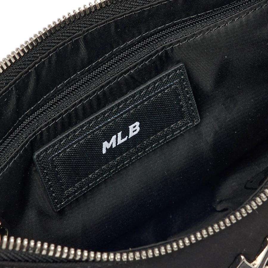 Túi MLB Basic Nylon Adjustable Hobo Bag New York Yankees Đen