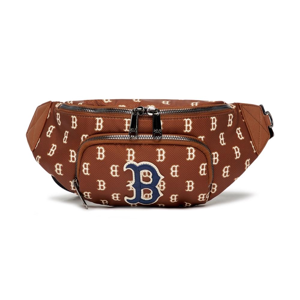 Túi MLB Classic Monogram Hip Sack Boston Red Sox Nâu